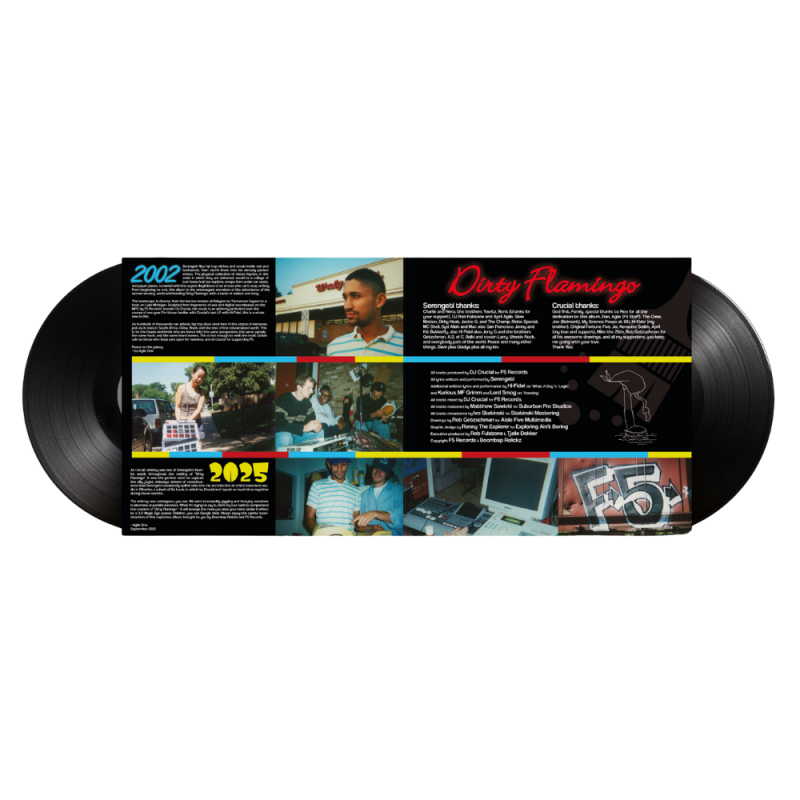 Serengeti - Dirty Flamingo 2xLP | Hip-Hop Enterprise