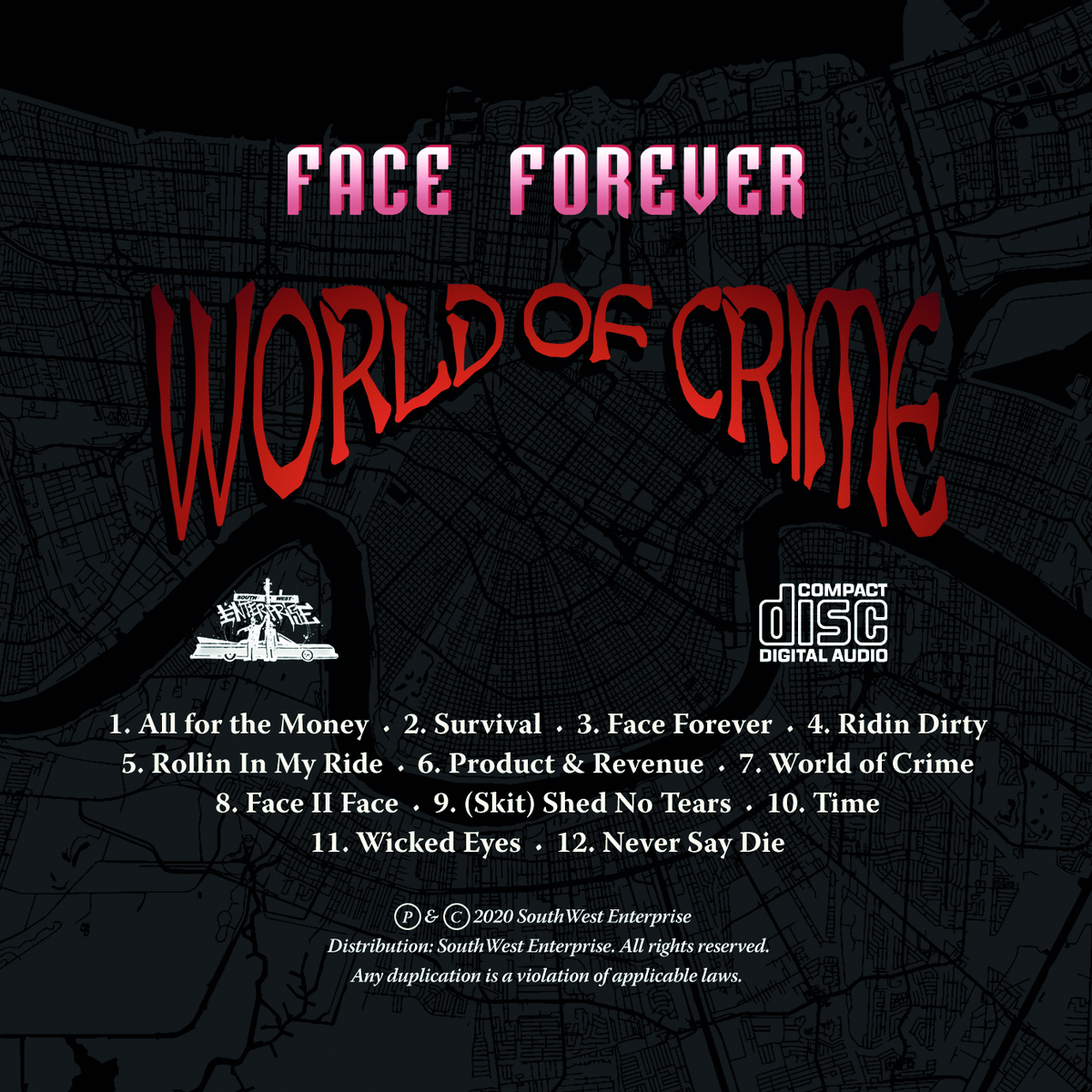洋楽 FACE FOREVER/WORLD OF CRIME/G-RAP Face Forever - World Of Crime CD | Hip-Hop Enterprise