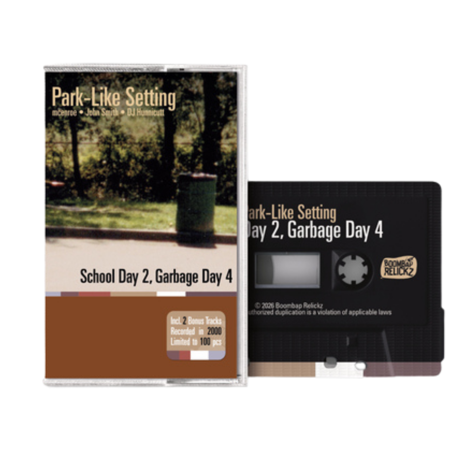 Park-Like Setting – School Day 2, Garbage Day 4 Cassette