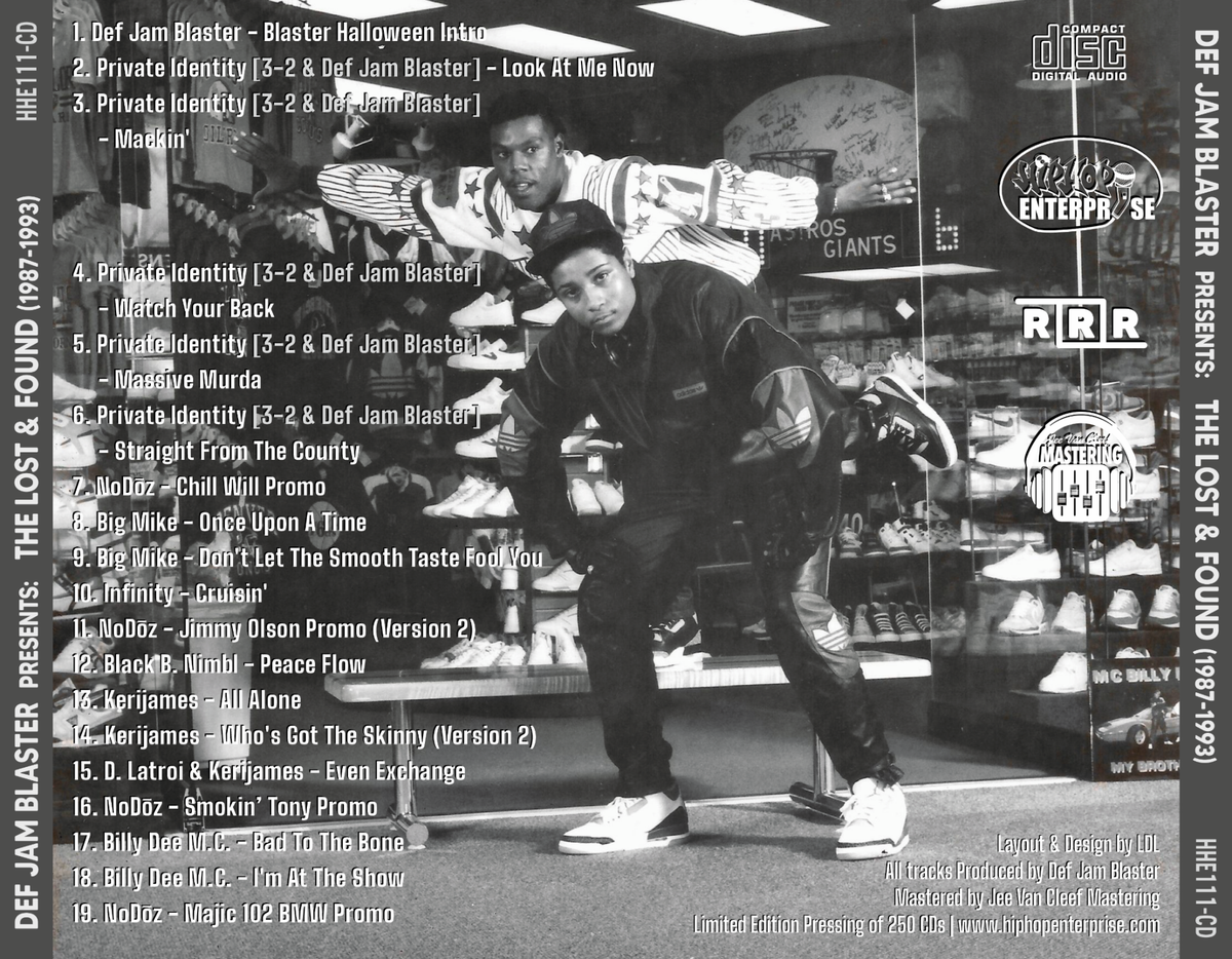 Def Jam Blaster - The Lost & Found (1987-1993) CD | Hip-Hop Enterprise