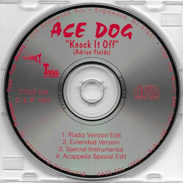 Ace Dog ‎– Knock It Off CD