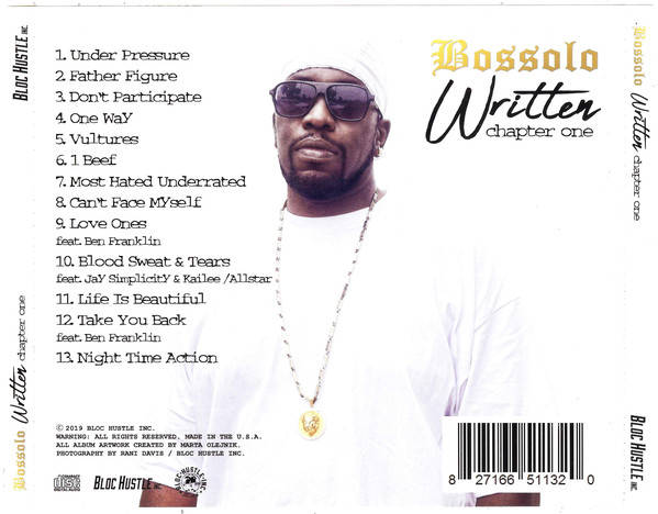 Bossolo ‎– Written Chapter One CD | Hip-Hop Enterprise