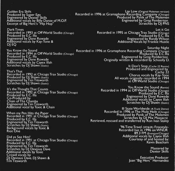 E.C. Illa ‎– Seeds, Stems & Gems LP CD | Hip-Hop Enterprise