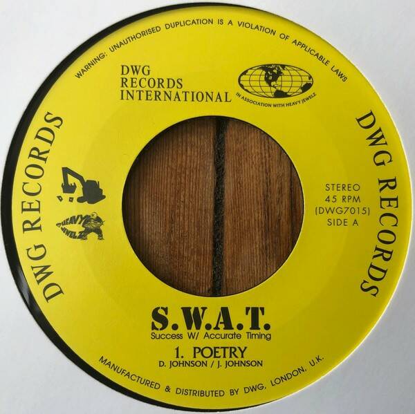 S.W.A.T. ‎– Poetry  7"