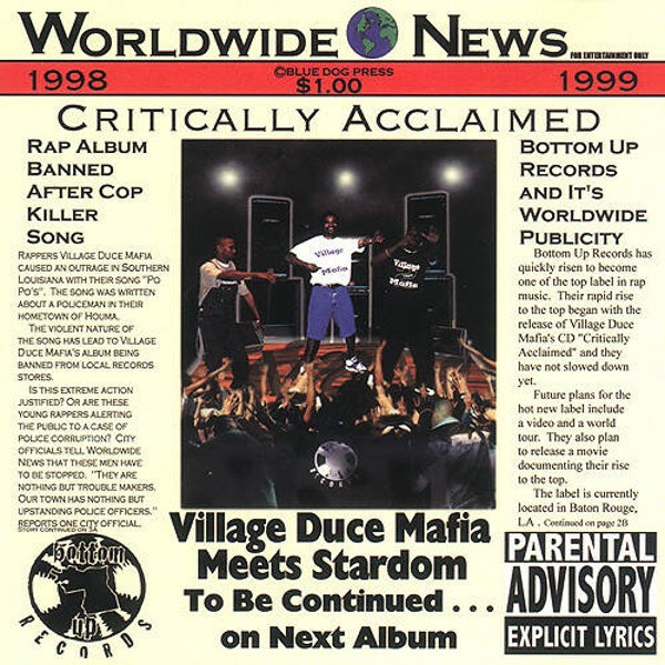 Village Duce Mafia ‎– Critically Acclaimed CD