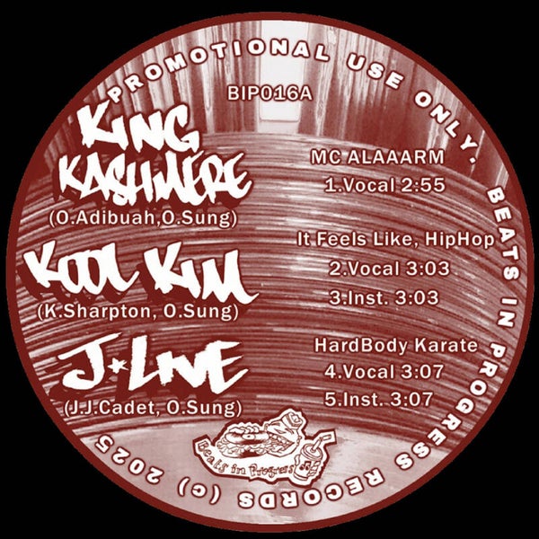 King Kashmere, Kool Kim, J-Live and TufKut – MC Alaaarm! 12"