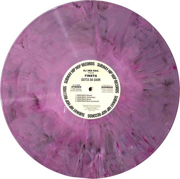 Finsta - No Time To Live Foul / Outta Da Dark 12"