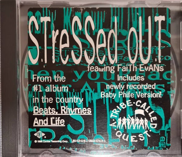 A Tribe Called Quest Featuring Faith Evans ‎– Stressed Out CD