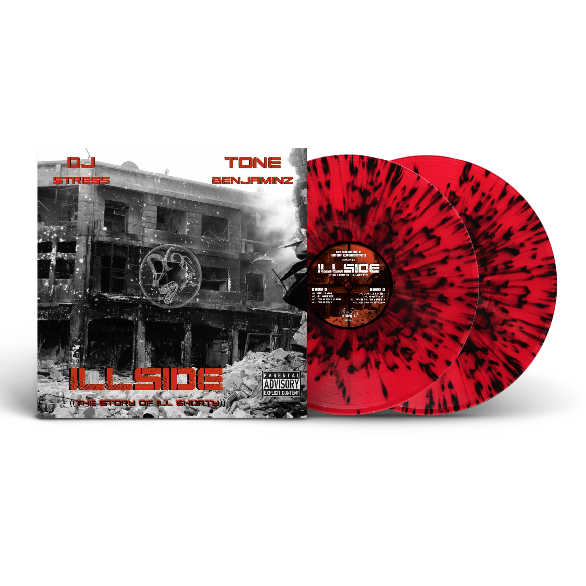 DJ Stress & Tone Benjaminz - Illside (The Story of Ill Shorty) 2xLP