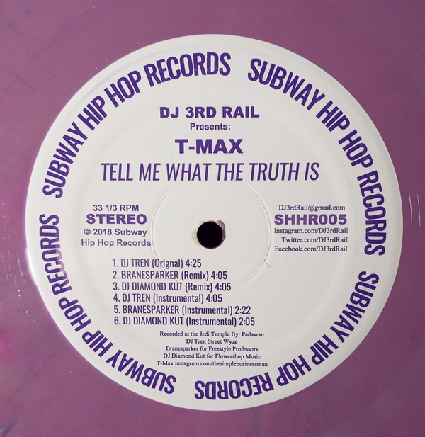 T-Max - Tell Me What The Truth Is / Bless the Apparatus 12"