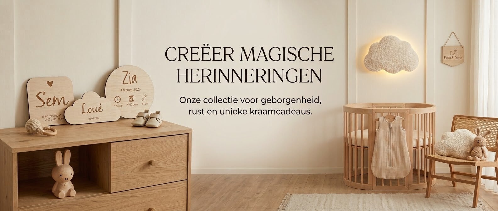 Foto-Deco babykamer decoratie