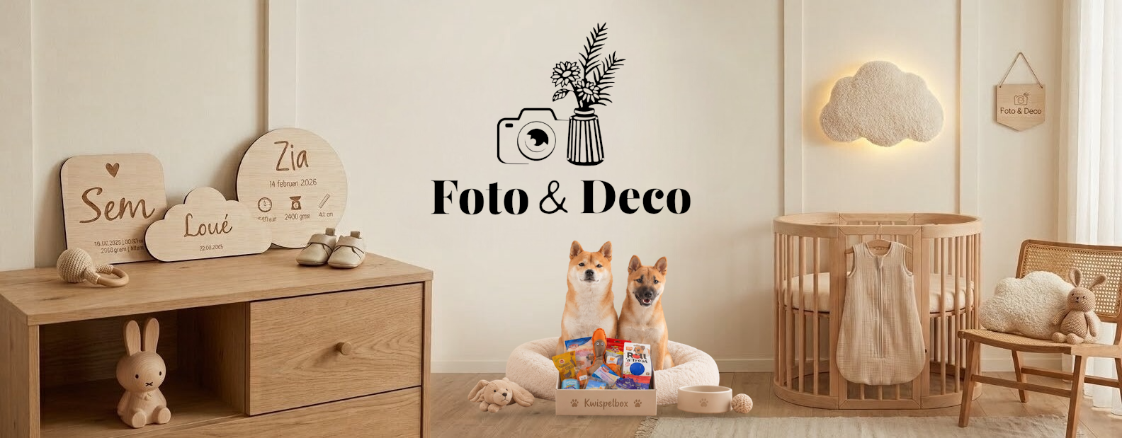 Foto-Deco babykamer decoratie
