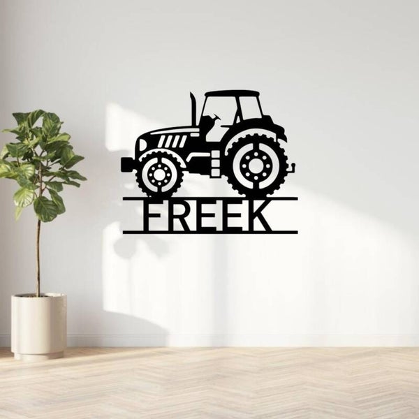 Tractor met of zonder naam