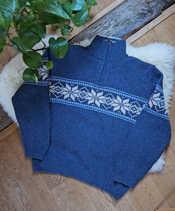 Vintage woolen sweater - size XL