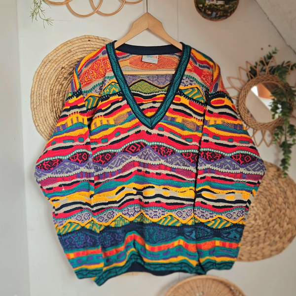 COOGI vintage 80s/90s authentic cotton sweater - size XL