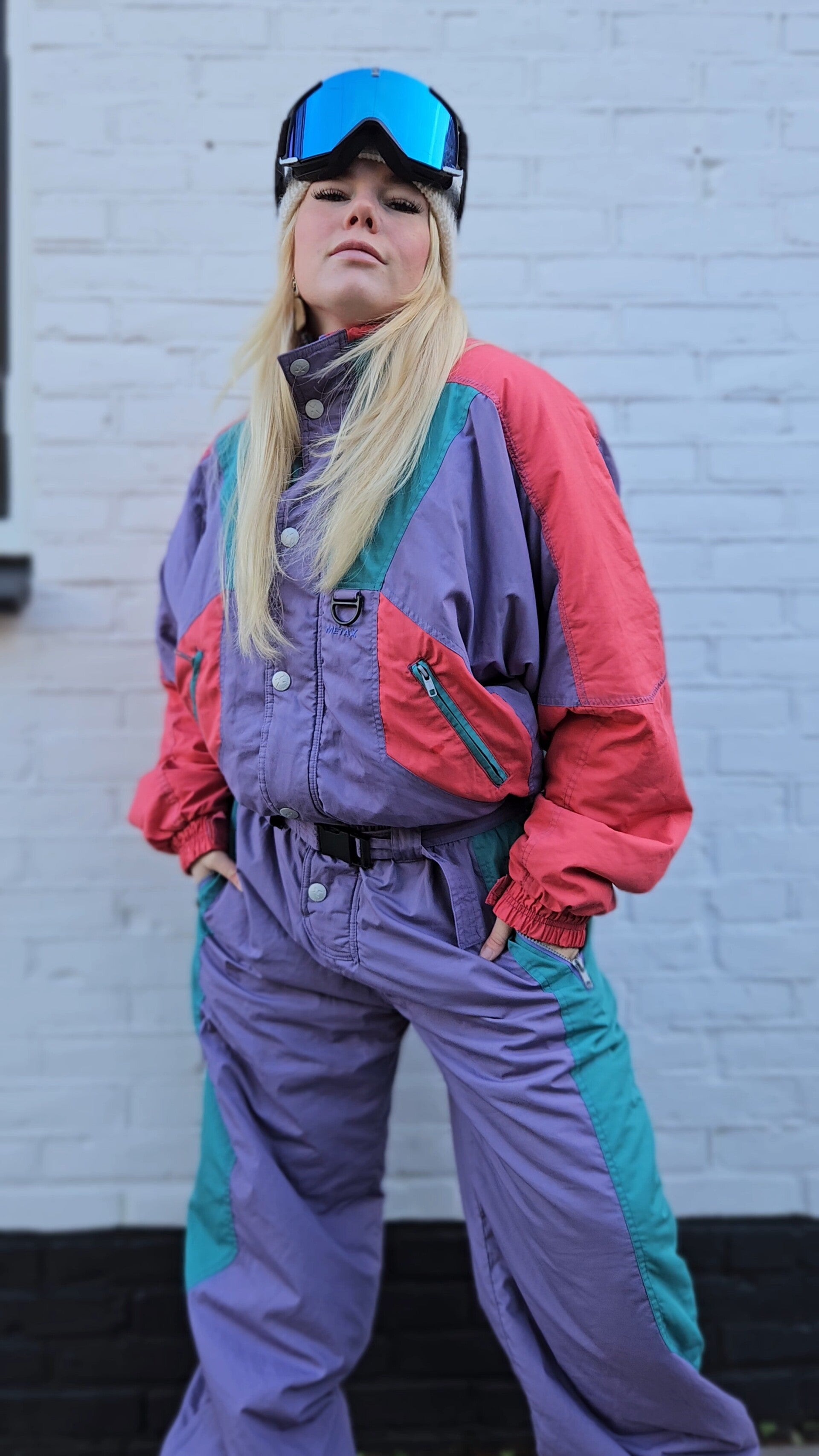 Vintage 80s skisuit - size XL/XXL