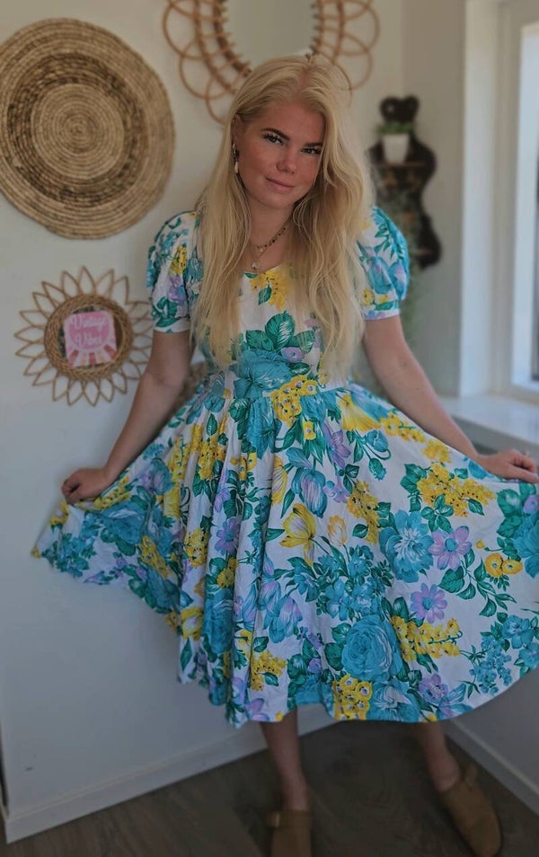 Vintage Burton flower dress - size M