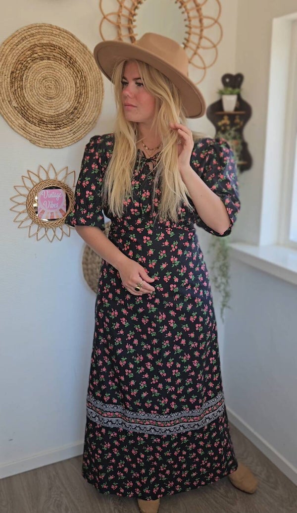 Vintage 1970s maxi dress - size XS/S