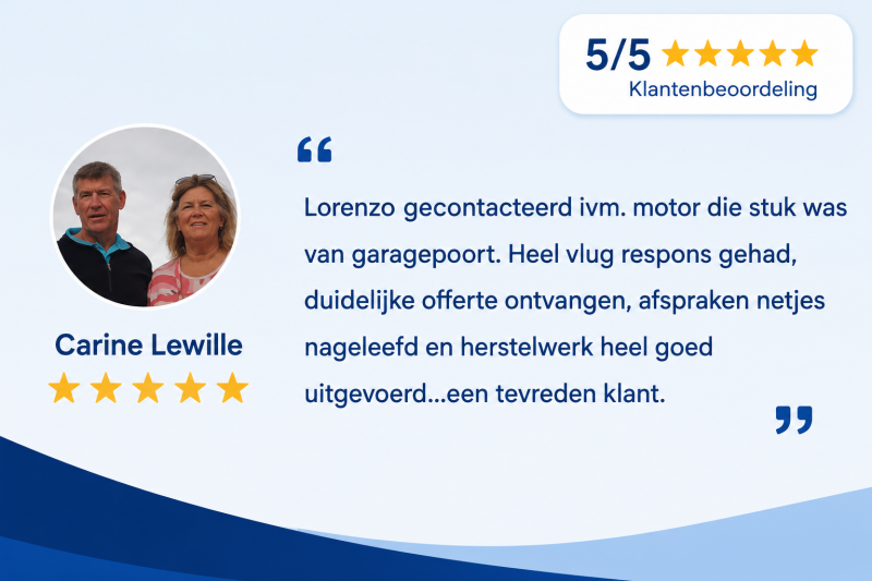 Google 5 sterren review Firma Neyrinck uit Wervik