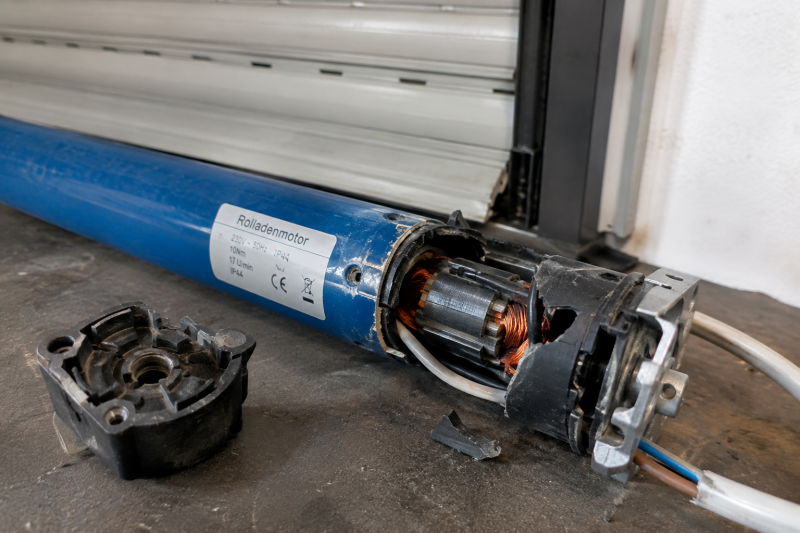 Defecte rolluikmotor hersteld in Rekkem door firma Neyrinck