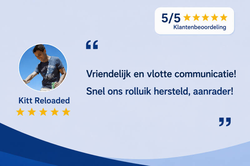 5-sterren review voor het herstellen van rolluiken door Firma Neyrinck in Wervik