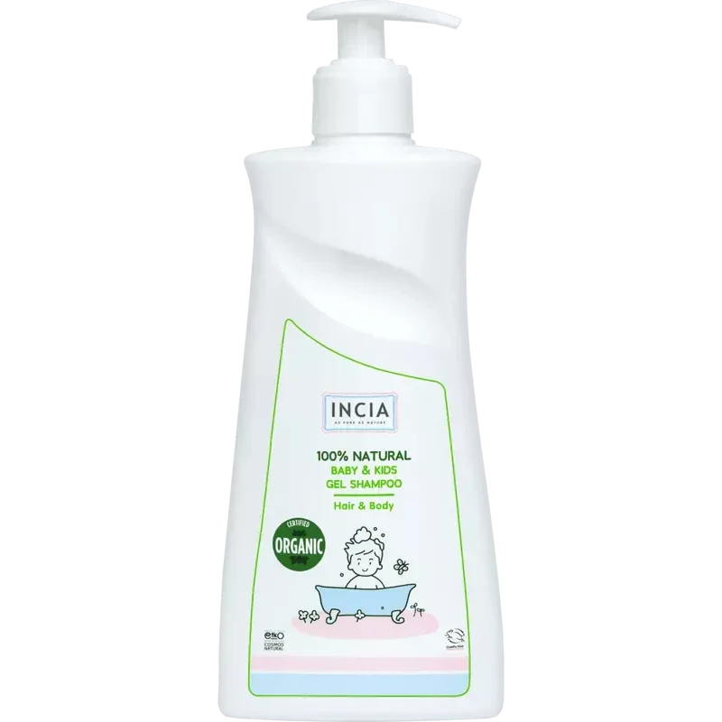 INCIA Natuurlijke Kinder Shampoo Zonder Sulfaten en Parabenen | 350 ml
