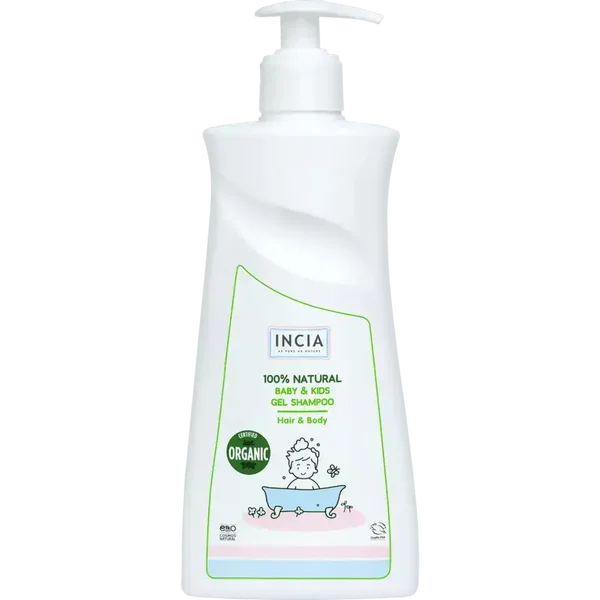 INCIA Natuurlijke Kinder Shampoo Zonder Sulfaten en Parabenen | 350 ml