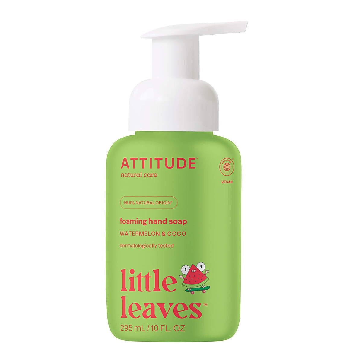 Attitude Little Leaves Schuimende Handzeep - Watermeloen en Kokos | 295 ml