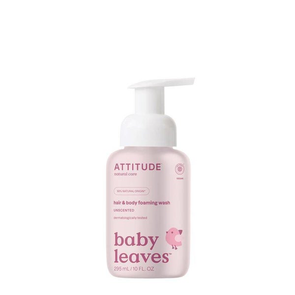 Attitude Baby leaves 2-in-1 Hair and Body Foaming Wash - Parfumvrij | 295 ml