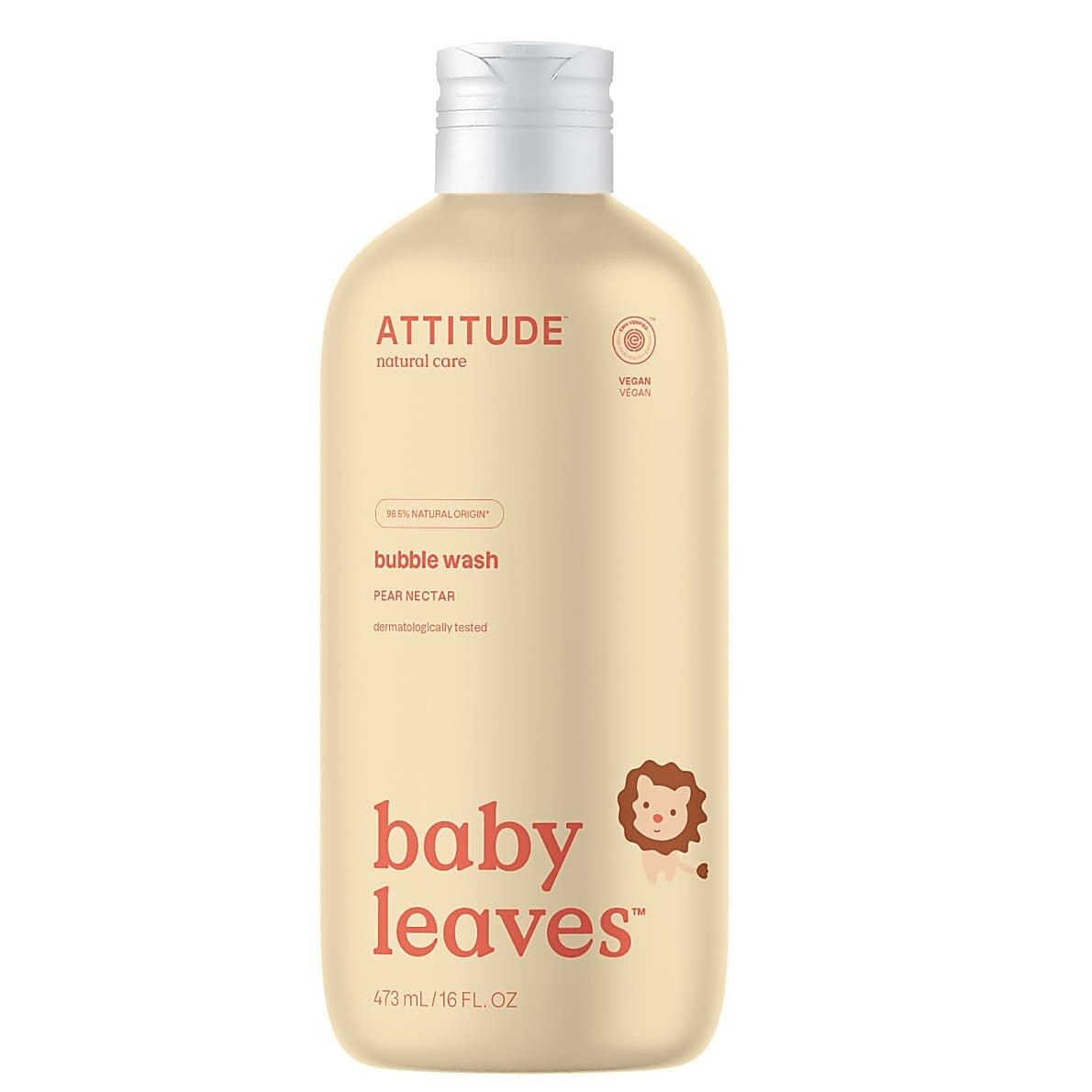 Attitude Baby leaves Bubbel zeep - Perennectar | 473 ml