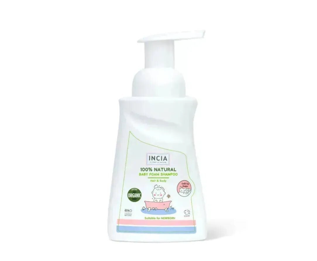 INCIA Natuurlijke Schuimende Baby Shampoo | 200 ml