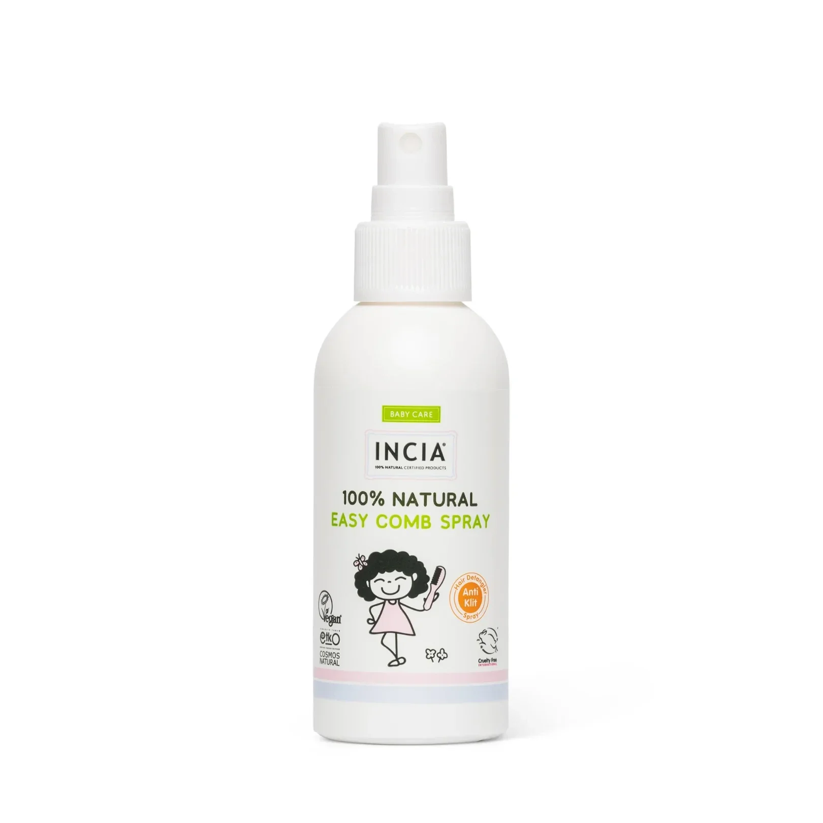 INCIA 100% Natuurlijke Anti-Klit Spray | 100 ml