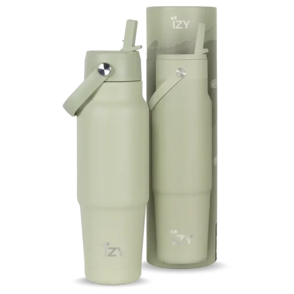 IZY RVS Thermos Drinkfles | Pistachio | 900 ml