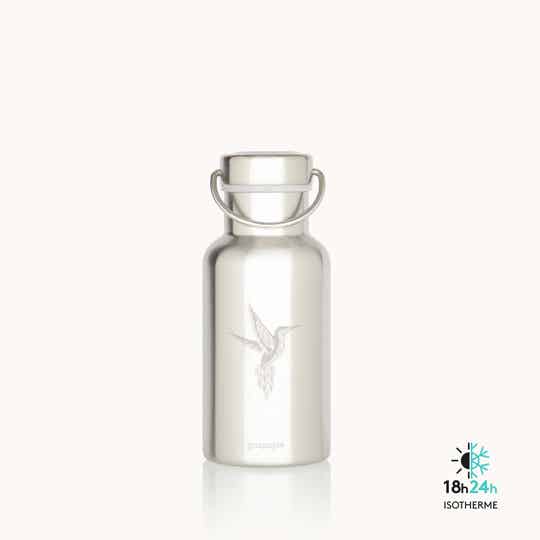 Gaspajoe Groovy RVS Drinkfles | Kolibrie | 350 ml