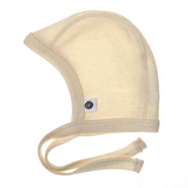 Lille Barn Strikmutsje 100% Merino Wol | Naturel