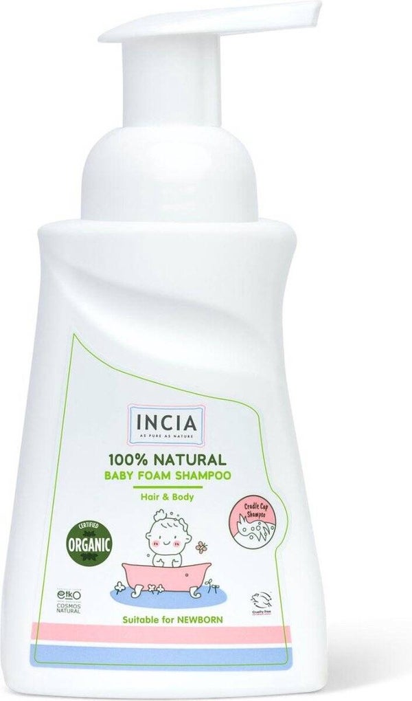 INCIA Natuurlijke Schuimende Baby Shampoo | 200 ml