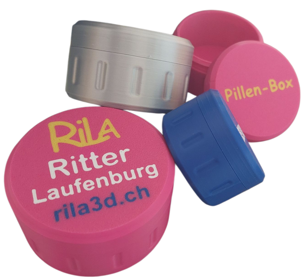 Runde Box  4 / 6 / 8 cm  (weitere Grössen auf Anfrage)
