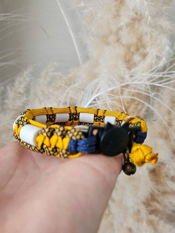 TickWay kat okergeel en blauw 21cm