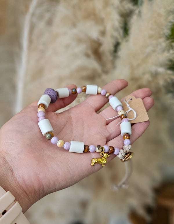 Pearly Ticchu paars-bruin 25cm°