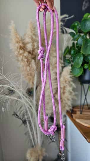 Verstelbare leiband lavenderroze 2,5m
