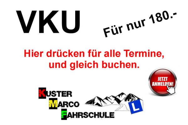 VKU Verkehrskundeunterricht (2 Tage je 4 Std.)