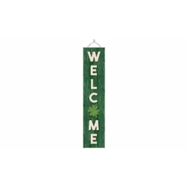St. Patrick's Day Vertical Welcome Sign