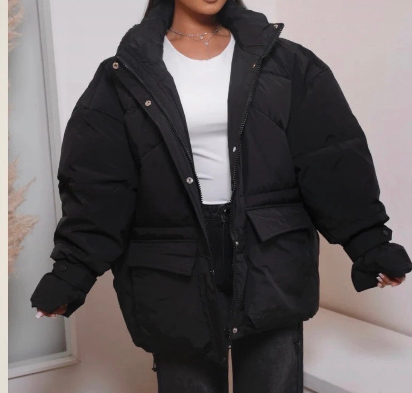 Doudoune oversize Noire