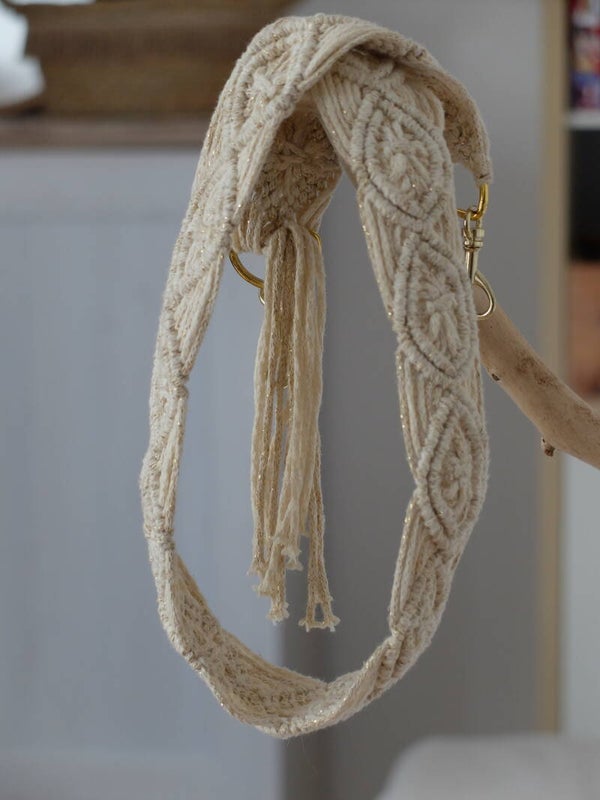 Anse en macramé