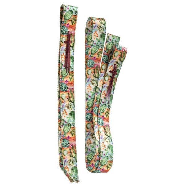 Nylon Tie Strap & Off Billet - Fashion Print Cactus