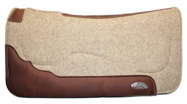 WEAVER Contoured Wool Felt GEL Pad – 31 x 32´´ – 1´´ - Wool Felt