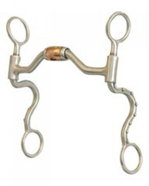 Francois Gauthier Collection by Metalab ss Brushed Low Port Hinged Futurity Bit