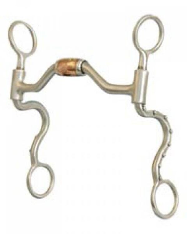 Francois Gauthier Collection by Metalab ss Brushed Low Port Hinged Futurity Bit