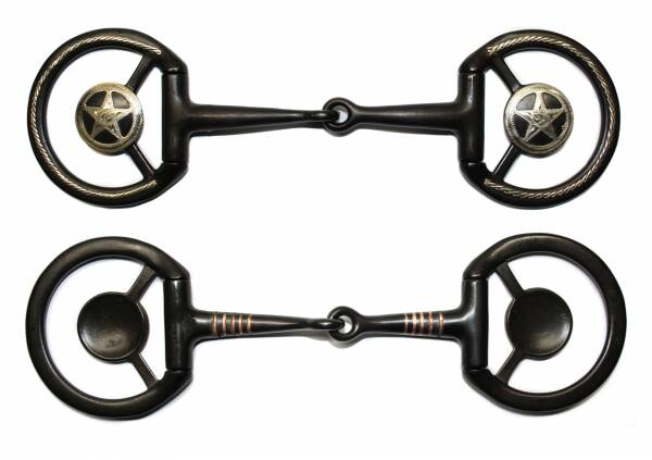 KS Show Snaffle Black Star