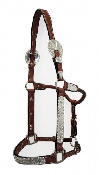 Showhalfter Silver Braun - COB